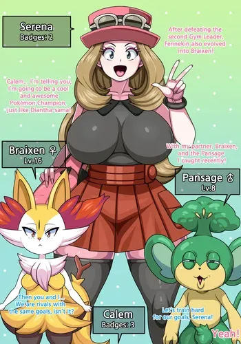 [Teddy Jack] Pokémon (Serena, Braixen & Simisage) [English] manga cover