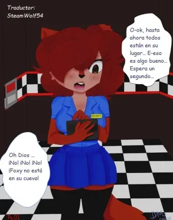 [DiscordMelody] Night 2: Foxy x Jasmine (Five Nights At Freddy's) (Spanish) [WolfKnight54] manga cover