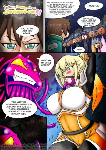 What is wrong with you Darkness-san?! manga cover