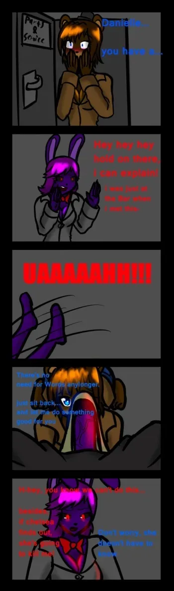 bonnie x freddy futanari manga cover