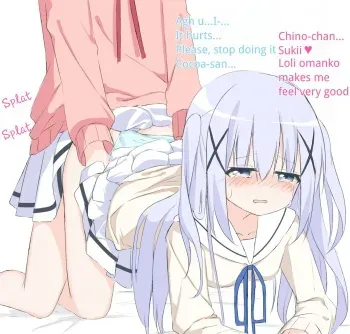 [なまむむ] Cocoa raping Chino (Fanbox) [MTL English] manga cover