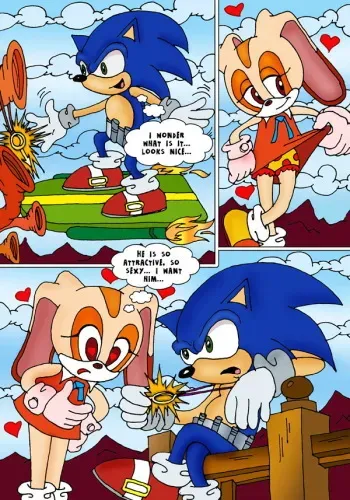Sky Sex (Sonic the Hedgehog) manga cover