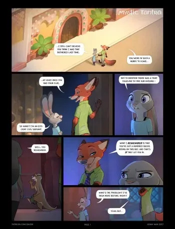 [Zaush] Mystic Tantra (Zootopia) manga cover