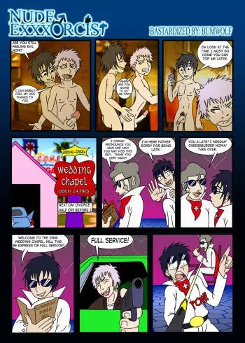 [bumwolf] Nude Exxxorcist (Blue Exorcist) manga cover