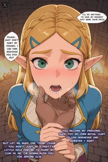 Princess Pissed On: Blaced, QOS Queen manga cover
