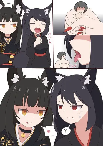 [Ao] kuro kitsune x kuro kitsune vore manga cover