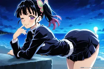 (Patreon - WaifuRain) Kanao Tsuyuri From Kimetsu No Yaiba - Tentacles Opening [AI Generated] manga cover