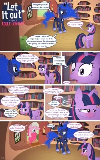 [syoee_b] Let It Out (My Little Pony: Friendship Is Magic) manga cover