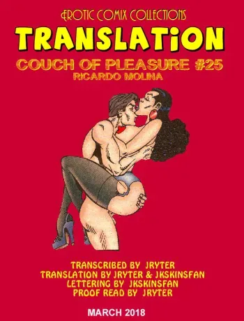 COUCH OF PLEASURE #25 BY RICARDO MOLINA - A JRYTER / JKSKINSFAN TRANSLATION - manga cover