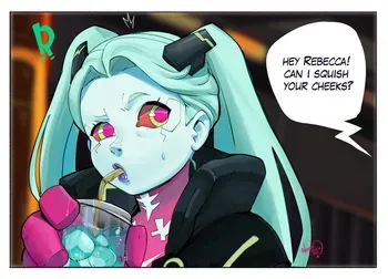 [NagaiNosfw] Rebecca X David (Cyberpunk: Edgerunners) manga cover