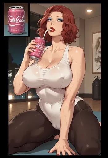 Futa Cola (AI Generated) manga cover