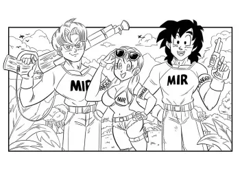 [FunsexyDB] Ranger Trouble (Dragon Ball Z) [Ongoing] manga cover
