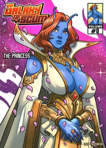Galaxy of Scum Issue #8: The Princess manga cover