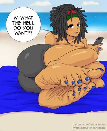 [RenoahEmiru] Kaori (OC) Beach Day manga cover