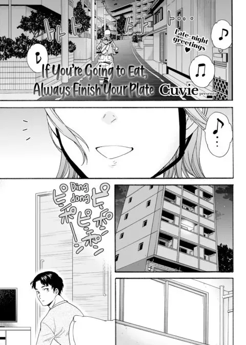 If You’re Going to Eat, Always Finish Your Plate manga cover