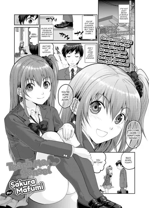 Teach Me, Sensei manga cover