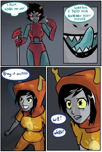 Terezi/Vriska Comic by Lemon Font manga cover