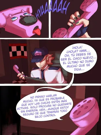 [Trem.hunt.er] Five Night At Fazclair's - Night 2 (FNAF) (Spanish) [kalock & ToonX] manga cover