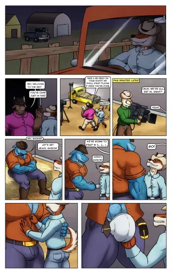 [Augensinum] Gideon and Bucker’s Gay Cowboy Porn Shoot manga cover