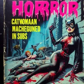 Catwoman in Violent Perils 2 [GURO] [AI Generated] manga cover