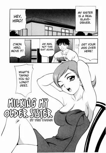 Milking My Older Sister manga cover