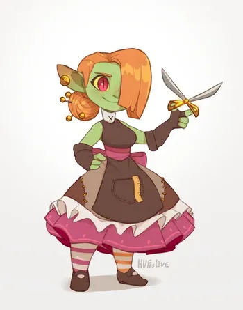 [HuffsLove] [MaoLufifer] Dress up time! （闲的没事干AI翻译） manga cover