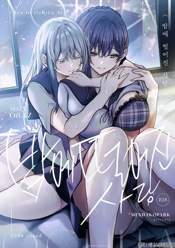 [Mendakopark (Yamamoto)] Yoru ni Ochita Ai - Love's fall into the night | 밤에 떨어진 사랑 [Korean] [Digital] manga cover