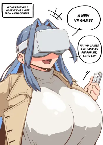 [Woomochichi] Kronii and The Cursed VR Device (Hololive) manga cover