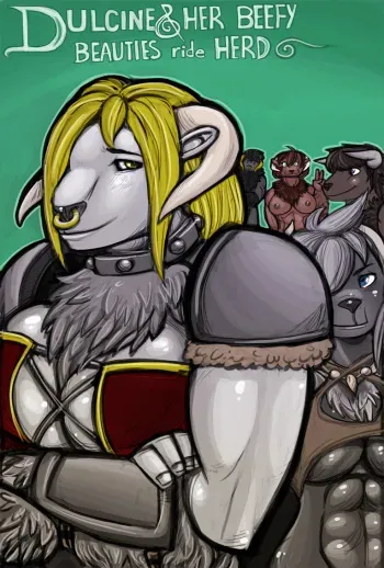 [Shia] Dulcene & Her Beefy Beauties Ride Herd manga cover
