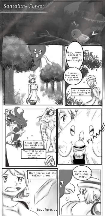 Pokemon: Serena's bad end in Santalune manga cover