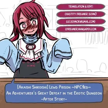 [Akaishi Shiroishi] Lewd Prison ~NPCfied~ [English] [Chastity Dreamer Schmö] manga cover