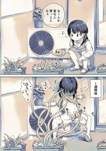 [Ayanakitori] Ukkari Shokushu Shokubutsu o Sodatechatta Futanari-chan manga cover