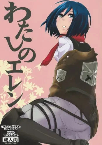 (FALL OF WALL2) [Hirataira (Hira Taira)] Watashi no Eren (Shingeki no Kyojin) [Spanish] [Mr. Nugget] manga cover