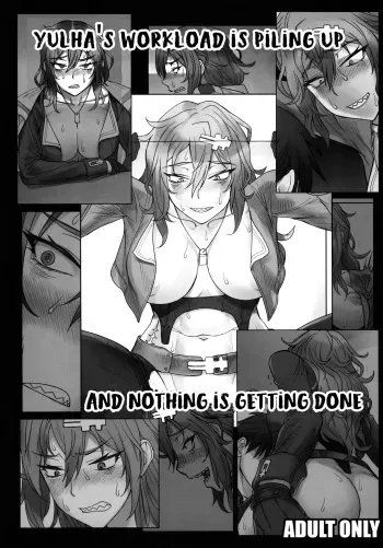 (BS-sai 7) [Nagaredamaya (BANG-YOU)] Yulha-san wa shigoto ga owaranakute tamattemasu. | Yulha's workload is piling up, and nothing is getting done. (Goddess of Victory: Nikke) [English] [Navajodo] manga cover